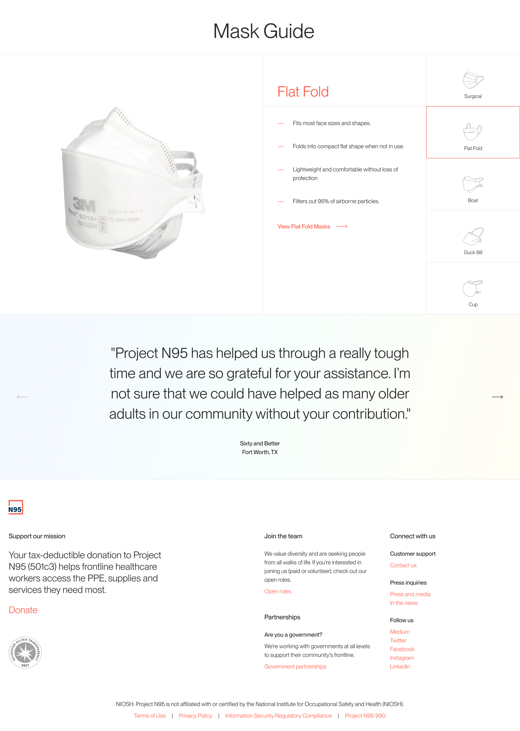Project N95 – Mask Guide